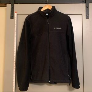 Columbia Black Fleece Performance Jacket for Ultimate Outdoor Comfort Men’s Med